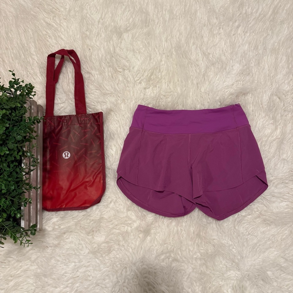 SOLD! Lululemon Purple Shorts 4